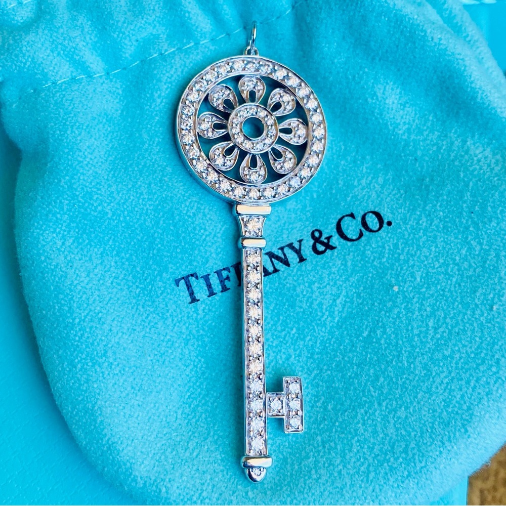Tiffany Petals Key Pendant